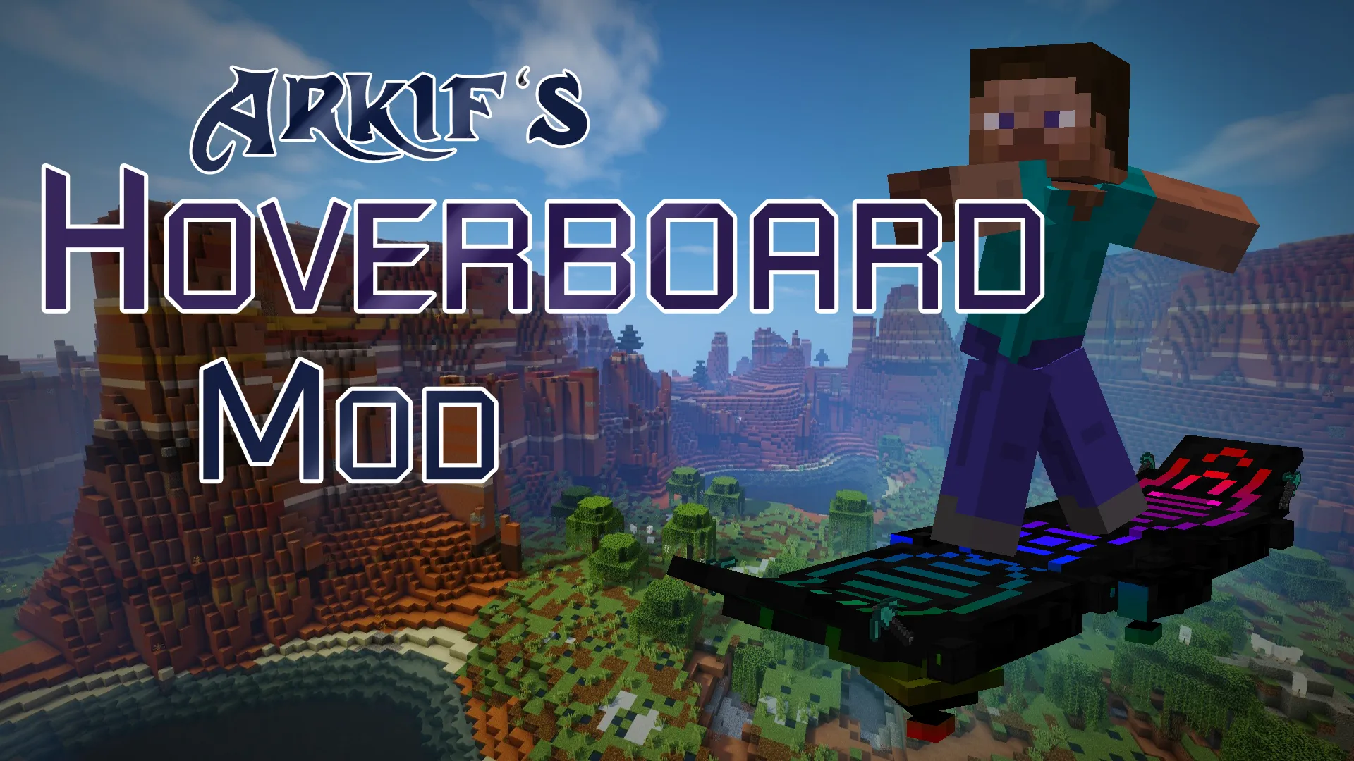 Arkif's Hoverboard Mod, Моды, Minecraft