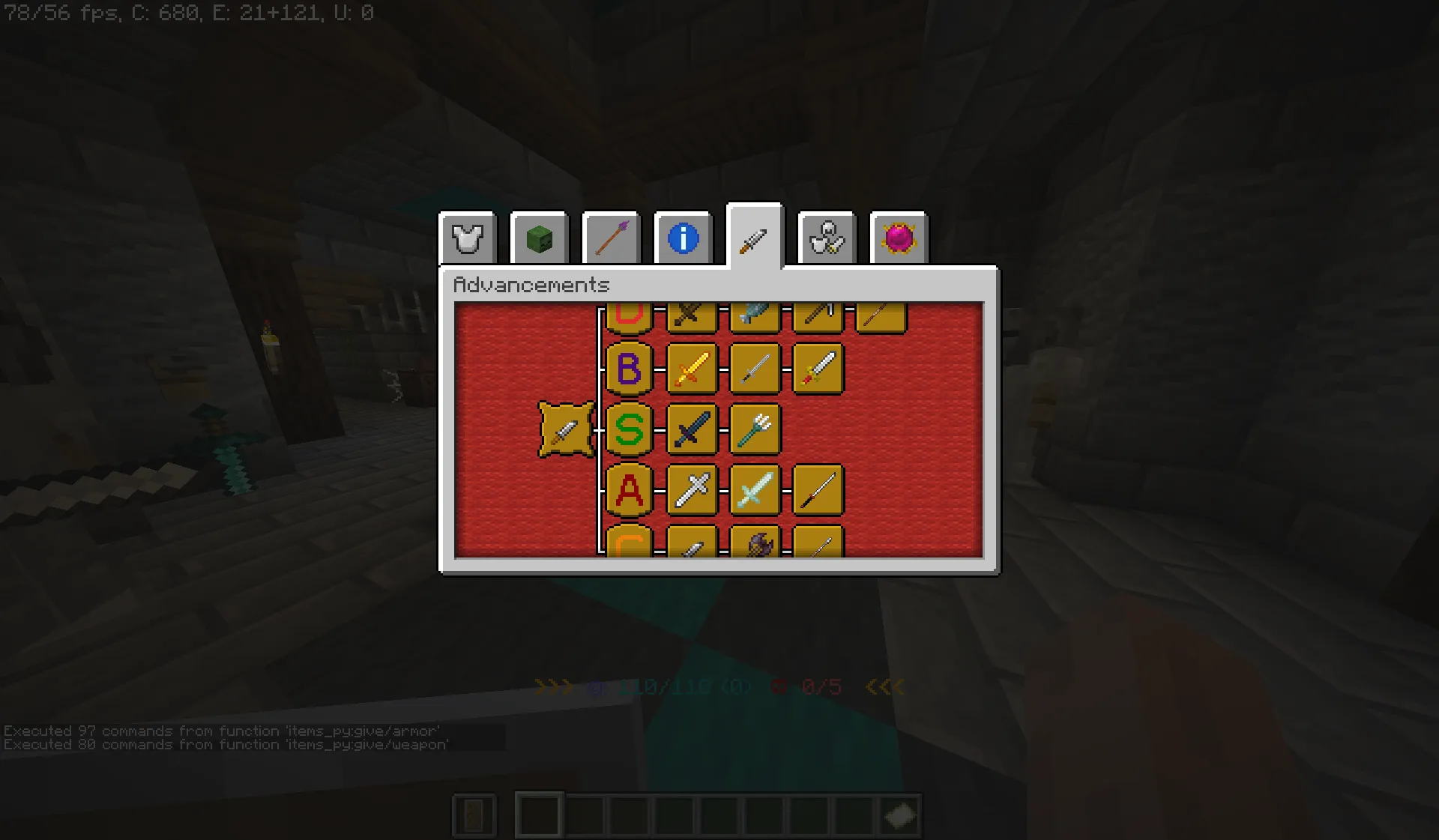 Forsaken Dungeons, Карты, Minecraft