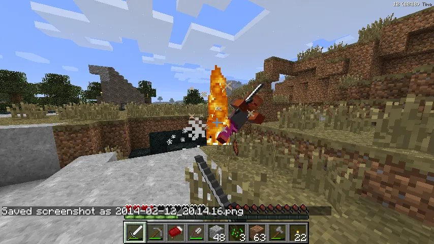 Damage Screenshots, Моды, Minecraft