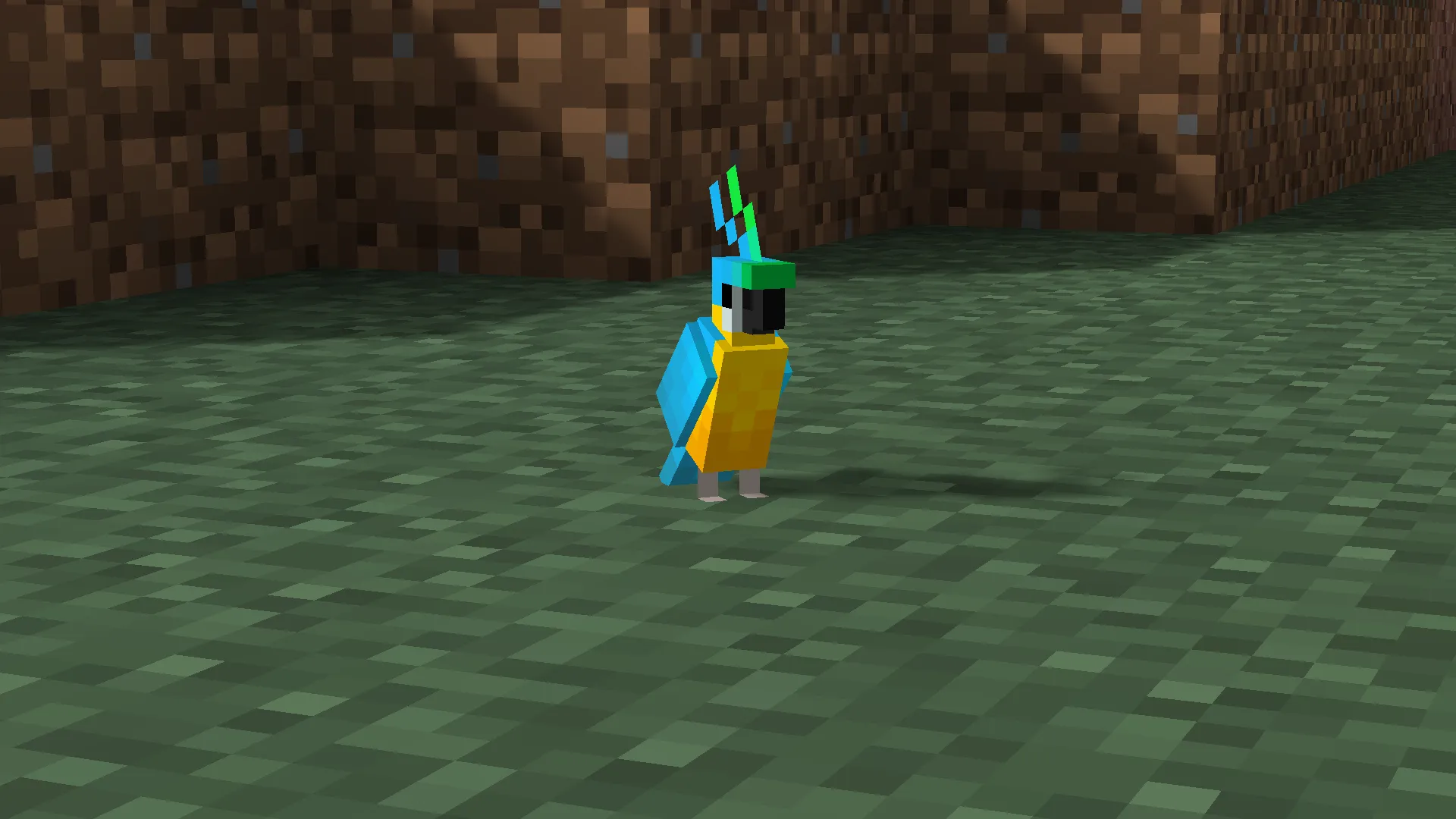 Parrot Totem 3D - Yellow and Blue — скриншот 2 (Текстуры, Minecraft)