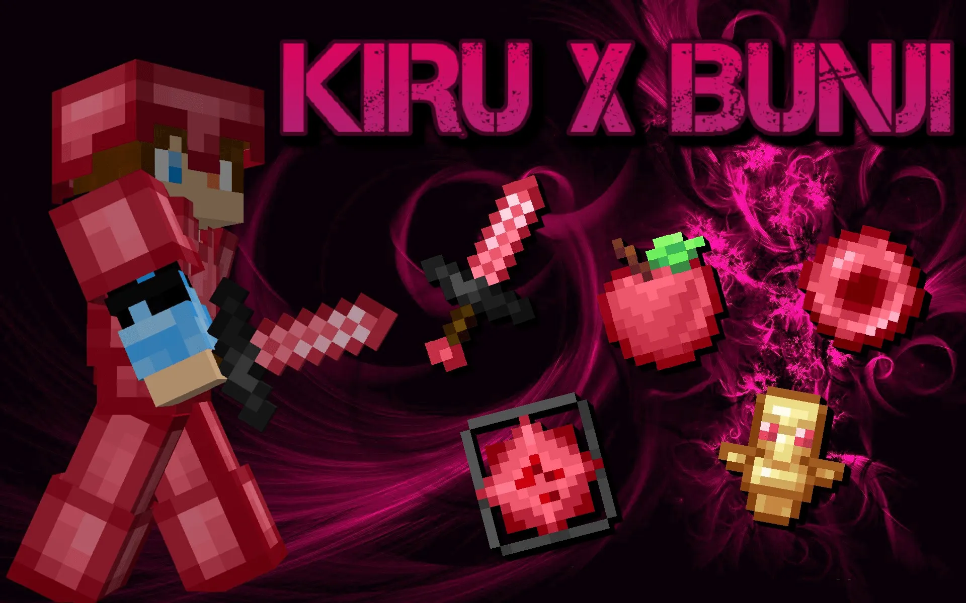 Kiru x Bunji — скриншот 1 (Текстуры, Minecraft)