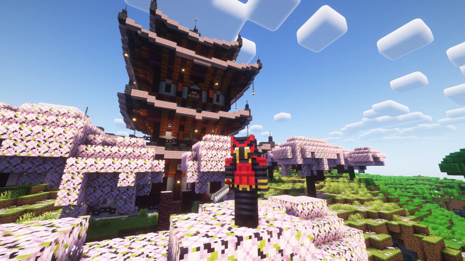 Cherry Samurai Temple, Моды, Minecraft