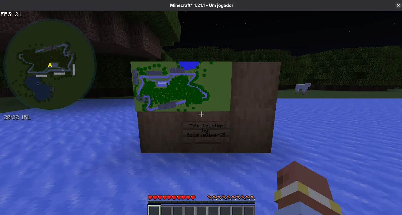 Trial Mountain Ice Boat, Карты, Minecraft