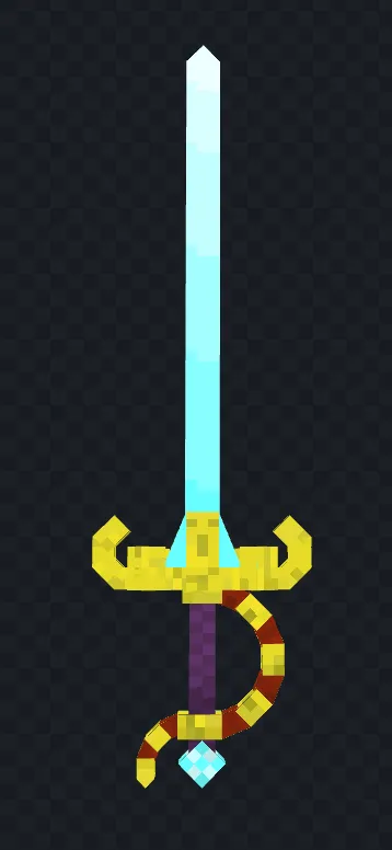 Rapier 3D model, Текстуры, Minecraft