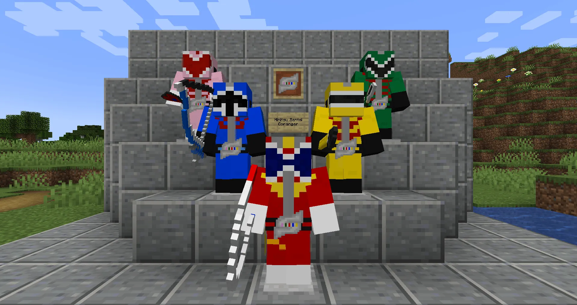Super Sentai Craft, Моды, Minecraft