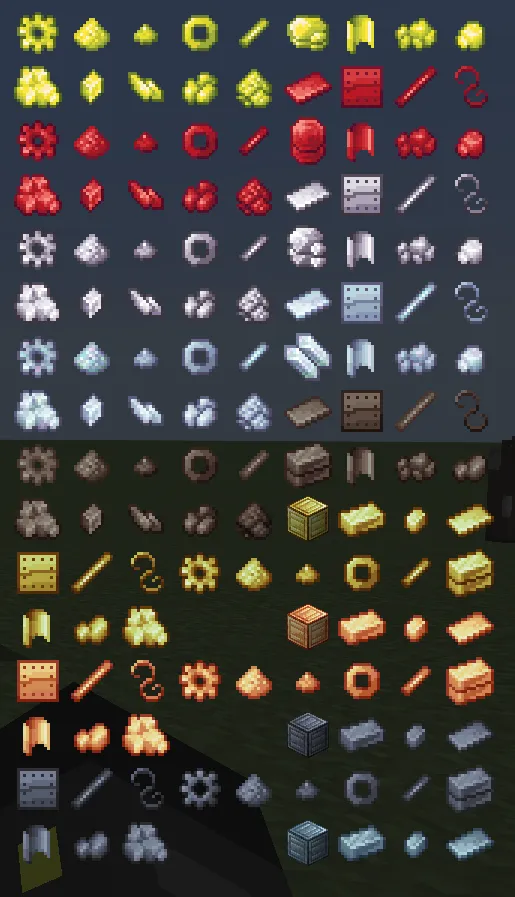 Ropyxa Recourses (RR), Моды, Minecraft