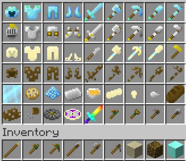 Rock-El Loaf Texture Pack — скриншот 1 (Текстуры, Minecraft)