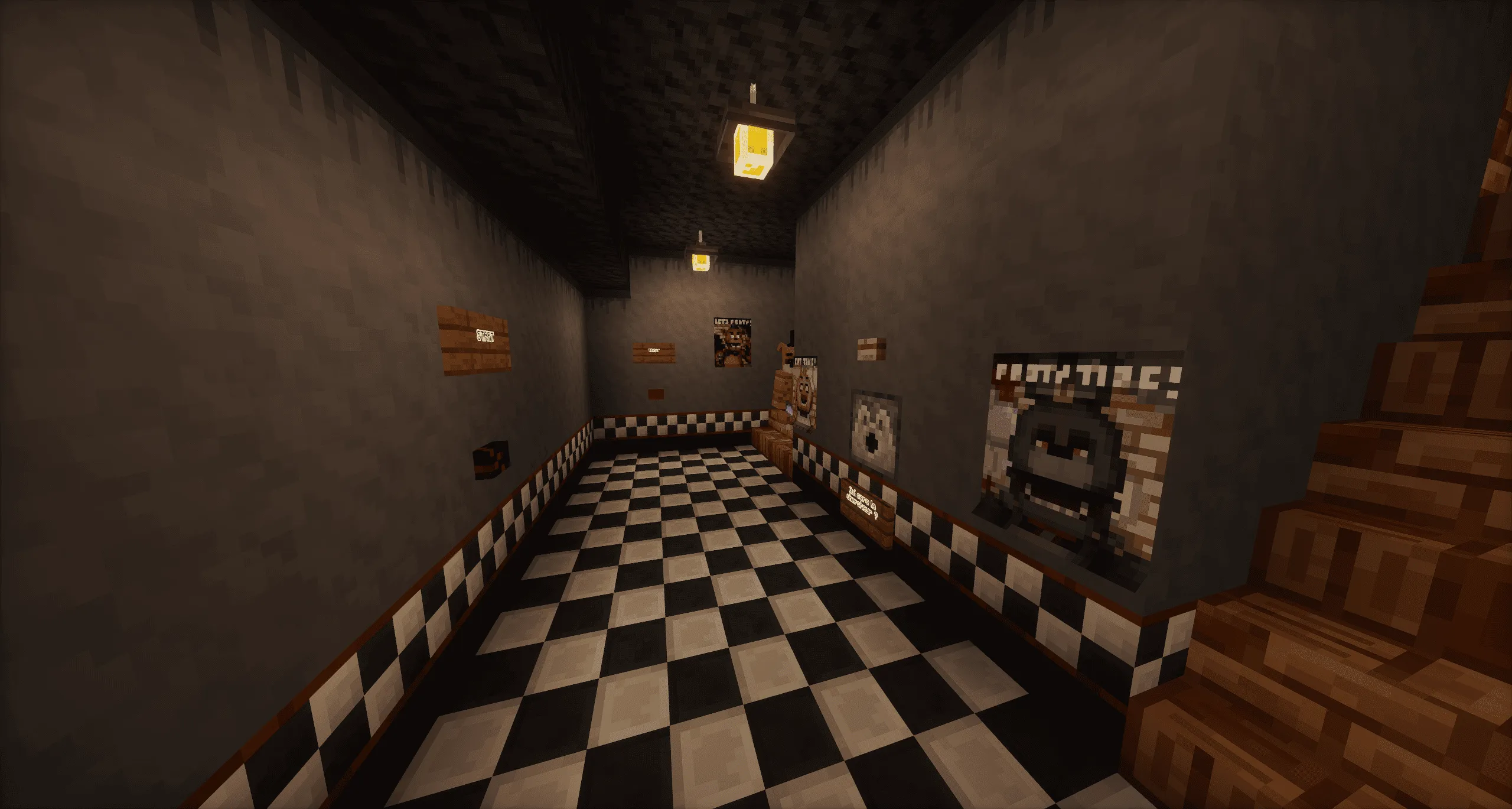FNAF HIDE & SEEK - Pikayorld — скриншот 14 (Модпаки, Minecraft)