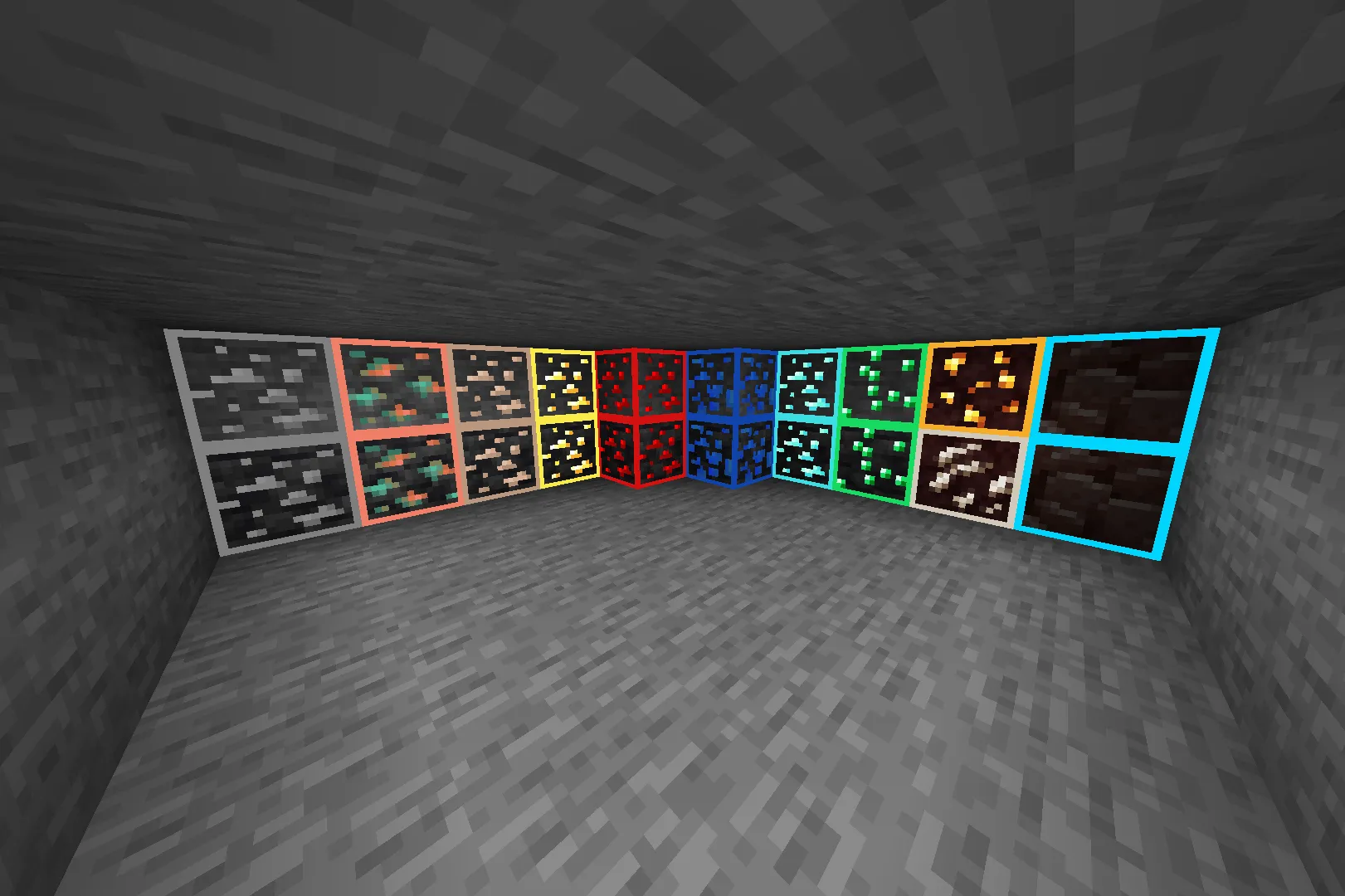 OreOutlines — скриншот 1 (Текстуры, Minecraft)