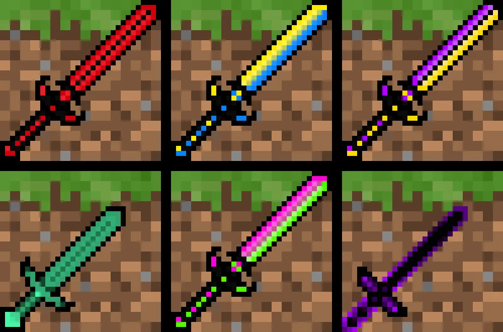 TheMaster223's Sword Mash-Up (CIT), Текстуры, Minecraft