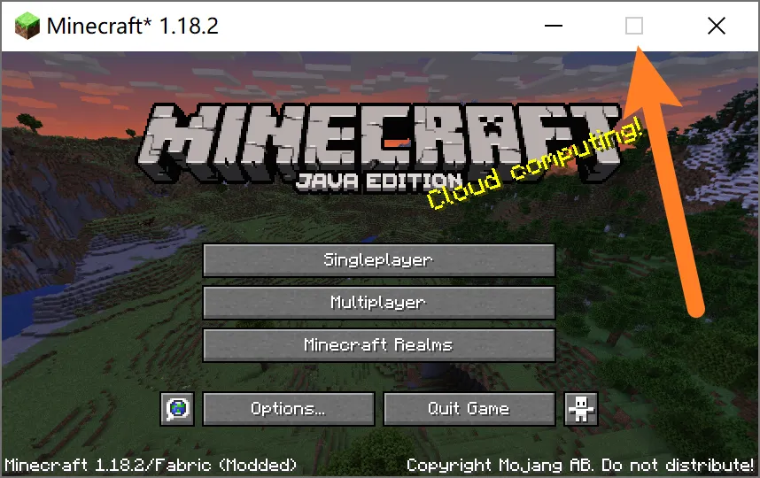 Locked Window Size, Моды, Minecraft