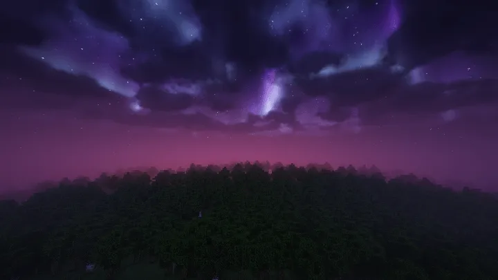 Heart of the Universe — скриншот 4 (Шейдеры, Minecraft)