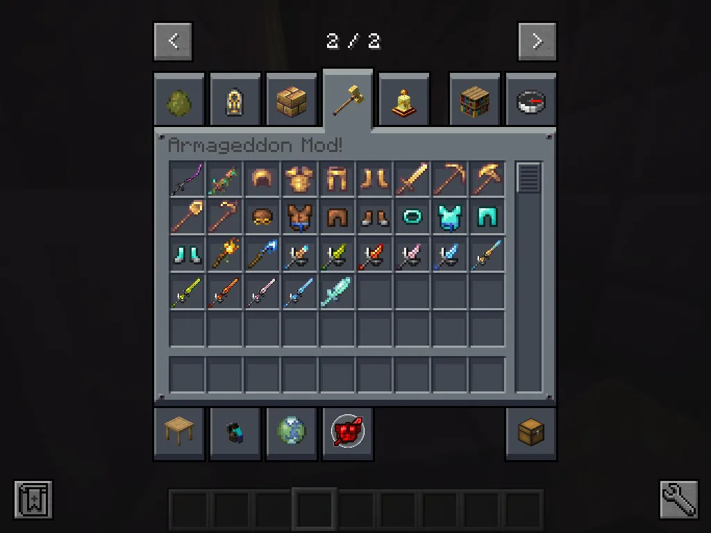 Armageddon, Моды, Minecraft