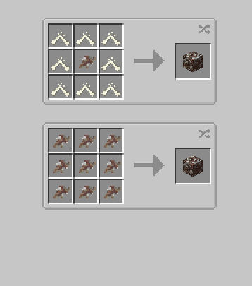 Scraps and Shards, Моды, Minecraft