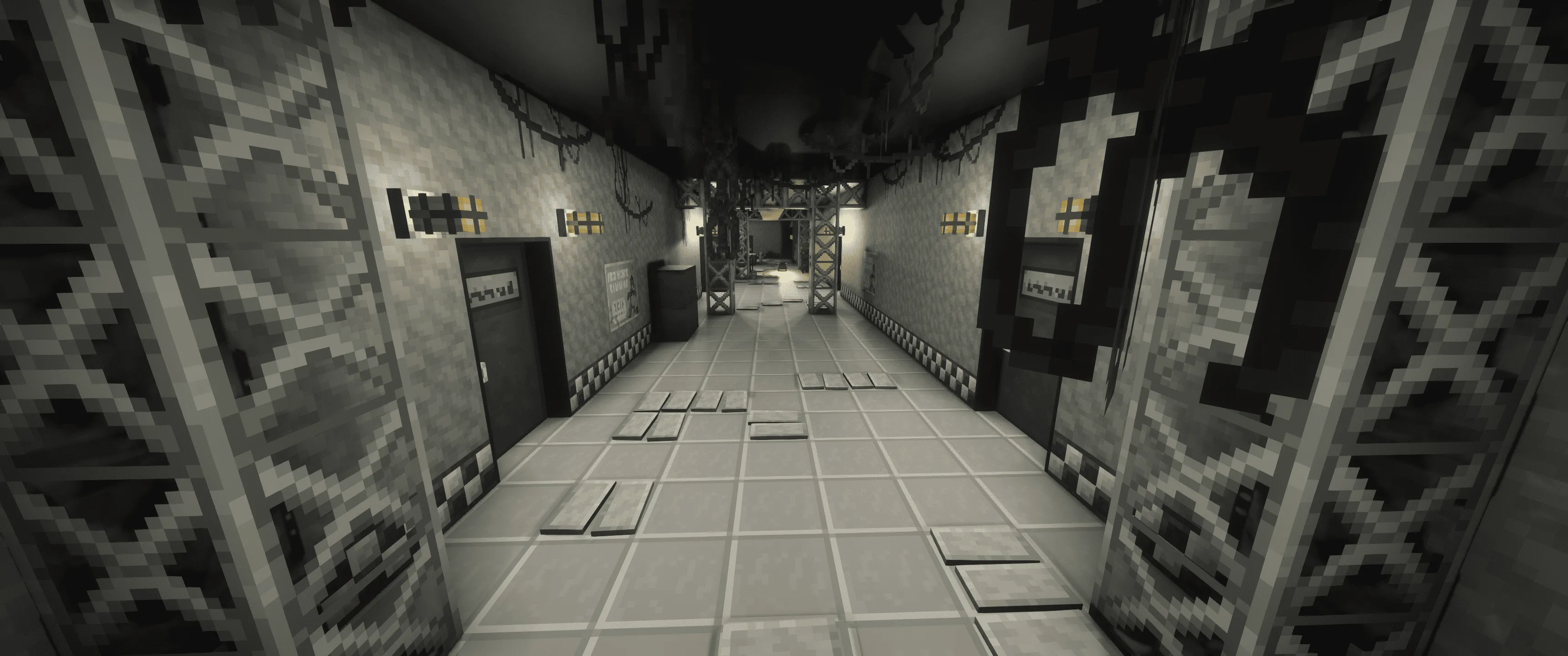 Five Nights at Pixels - The Facility — скриншот 6 (Модпаки, Minecraft)