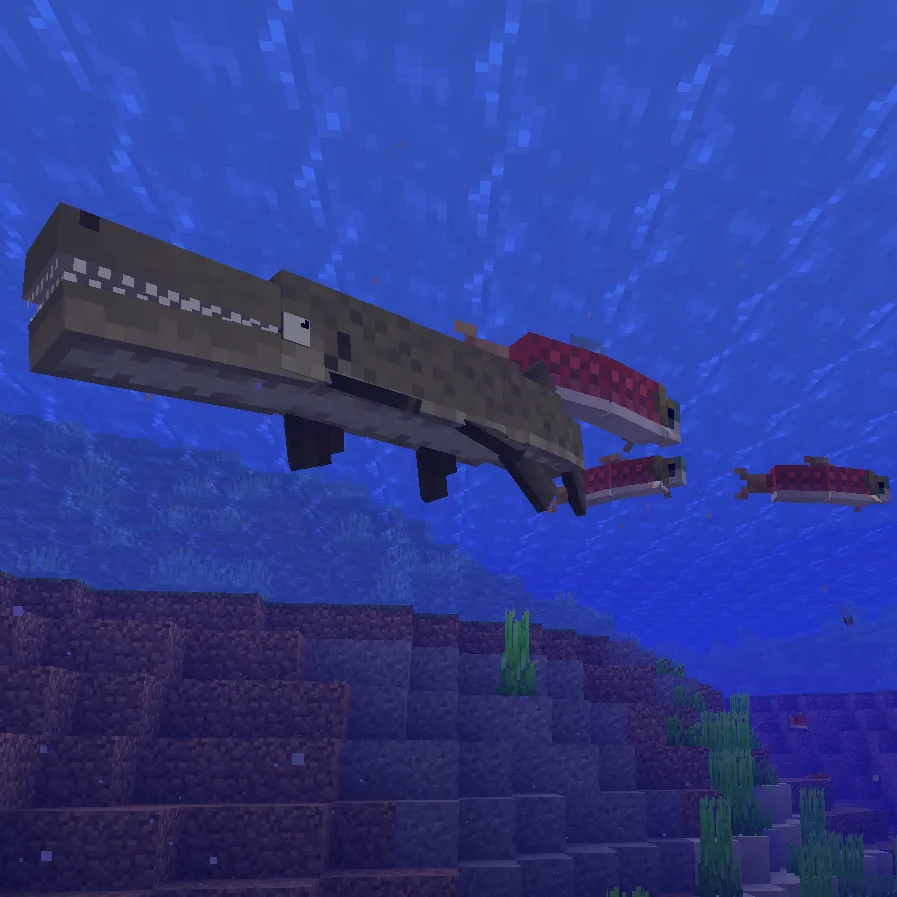Animal Garden - Alligator Gar — скриншот 2 (Моды, Minecraft)