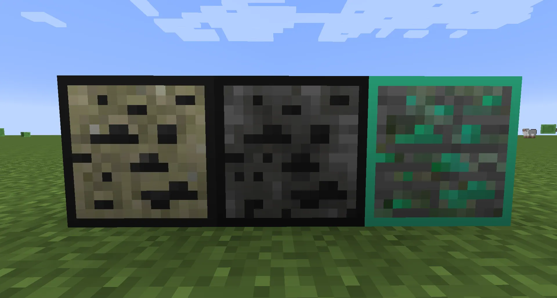 Ore Grids, Текстуры, Minecraft