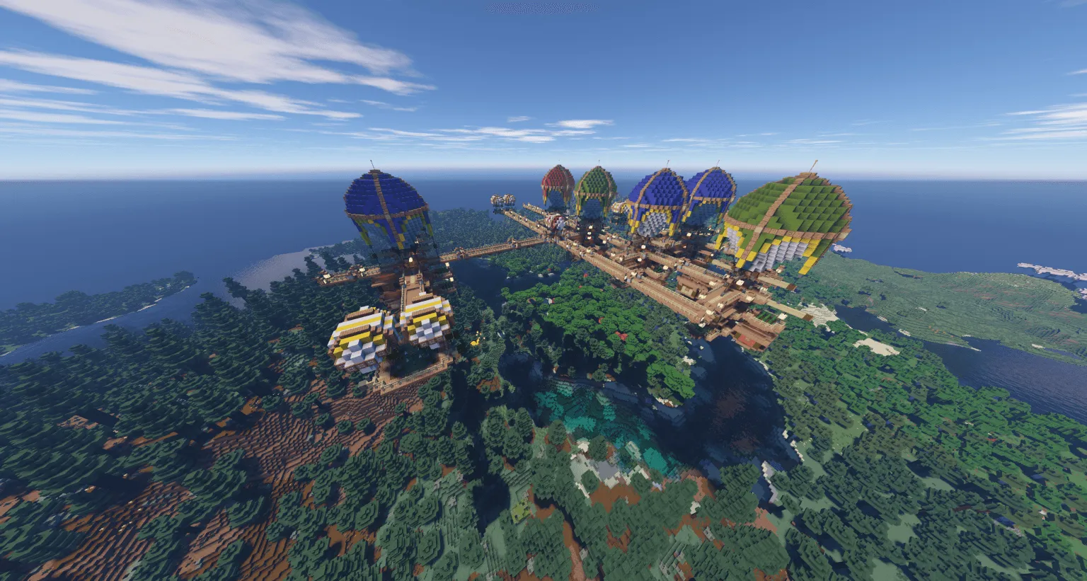 Skysprawl, Дата-паки, Minecraft