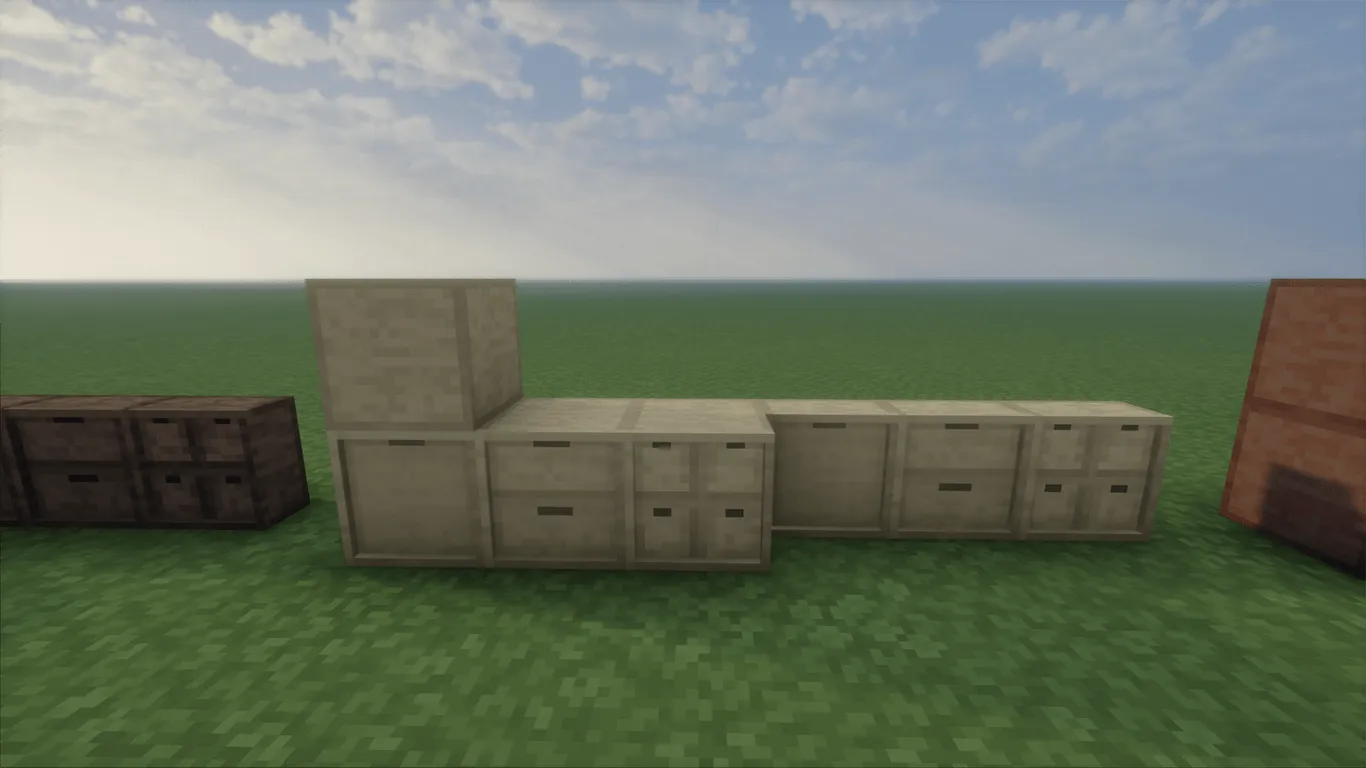 Storage Drawers Ashen Compat, Текстуры, Minecraft