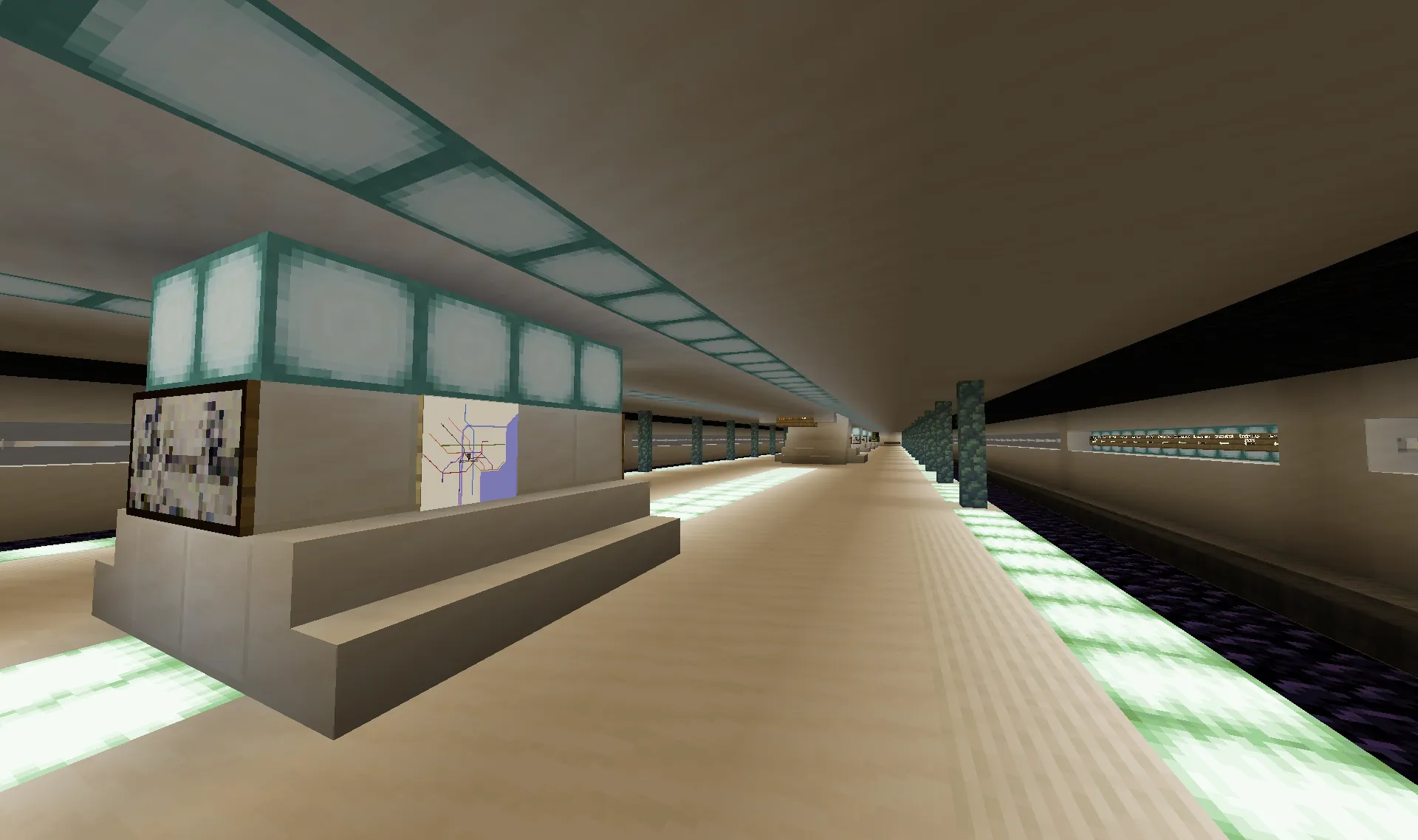 Sonja town interavtive subway map — скриншот 10 (Карты, Minecraft)
