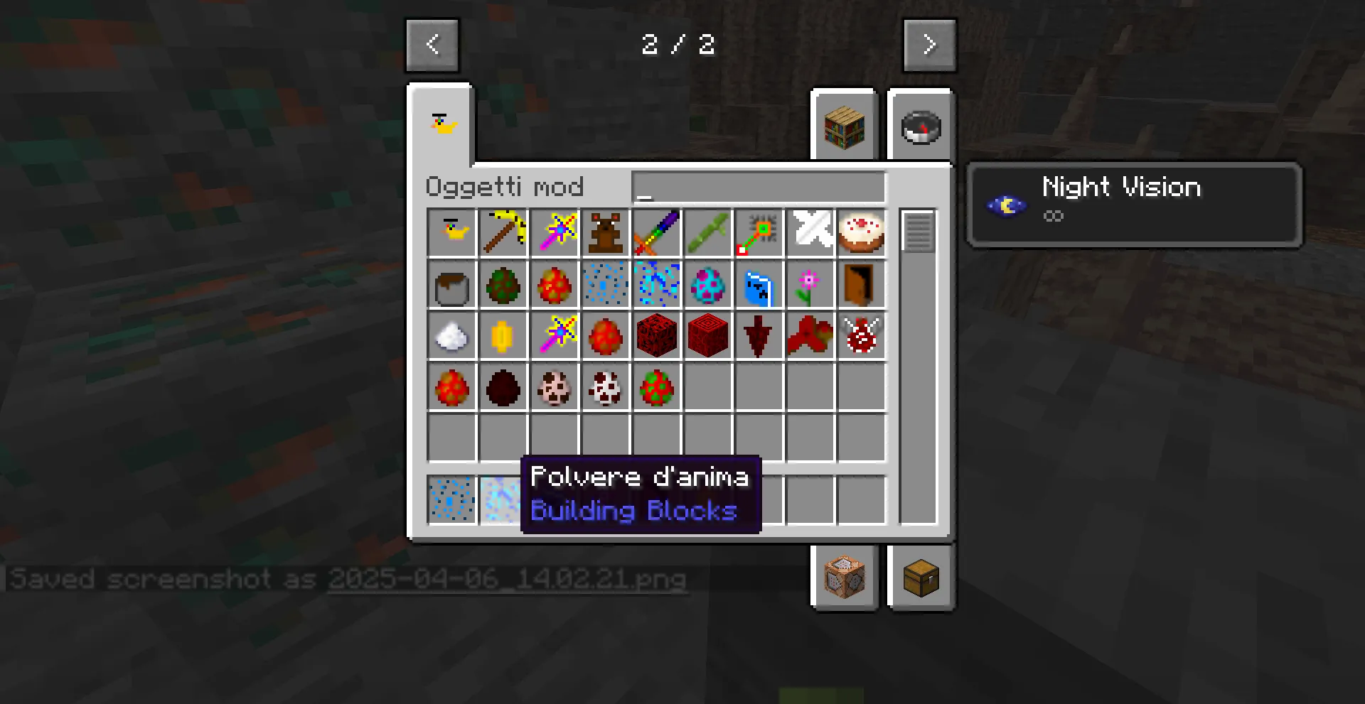 the item and dimension — скриншот 16 (Моды, Minecraft)