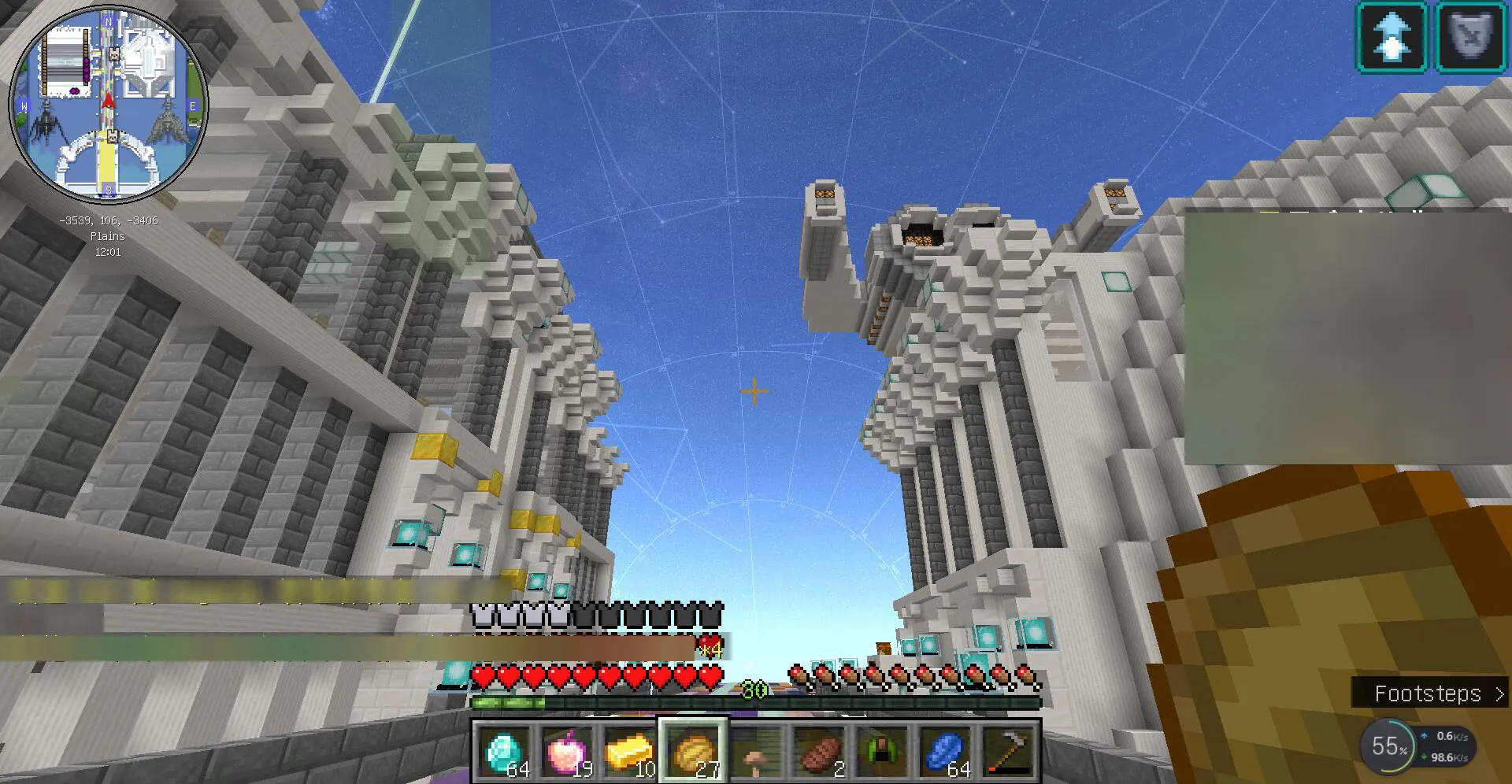 Scientific Sky Simulator With Grid — скриншот 4 (Текстуры, Minecraft)