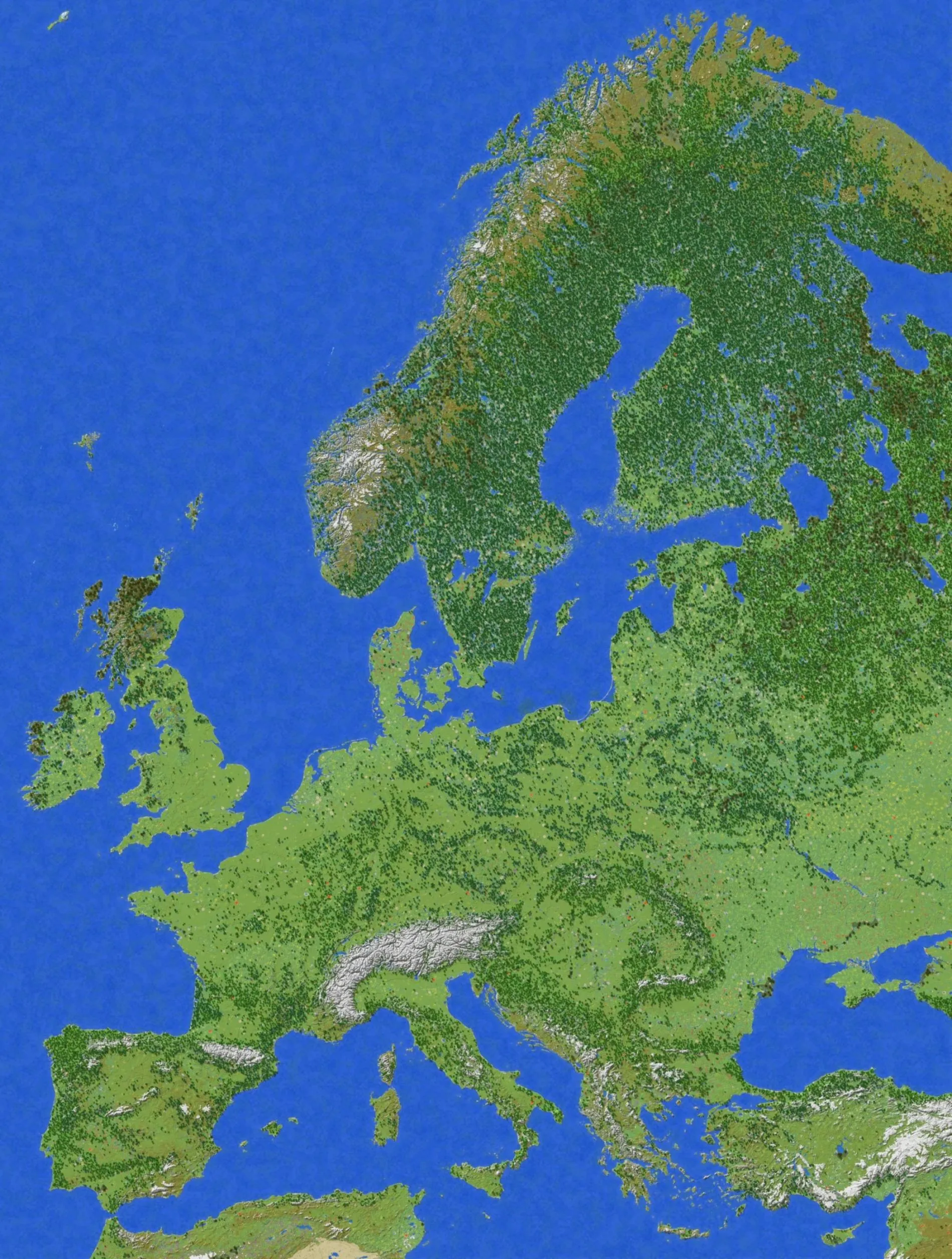 Europe - Survival World — скриншот 2 (Карты, Minecraft)