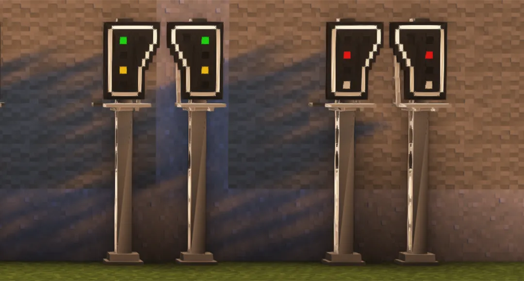 Belgian Signal & Catenary - Voxel Pack — скриншот 2 (Моды, Minecraft)