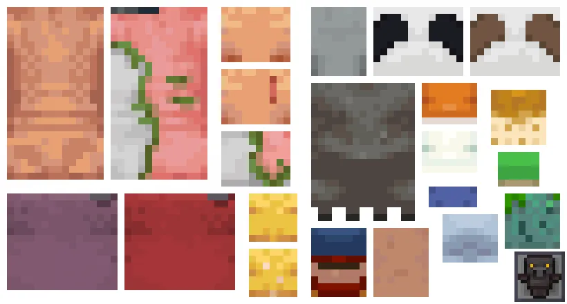 Faceless Mobs — скриншот 1 (Текстуры, Minecraft)