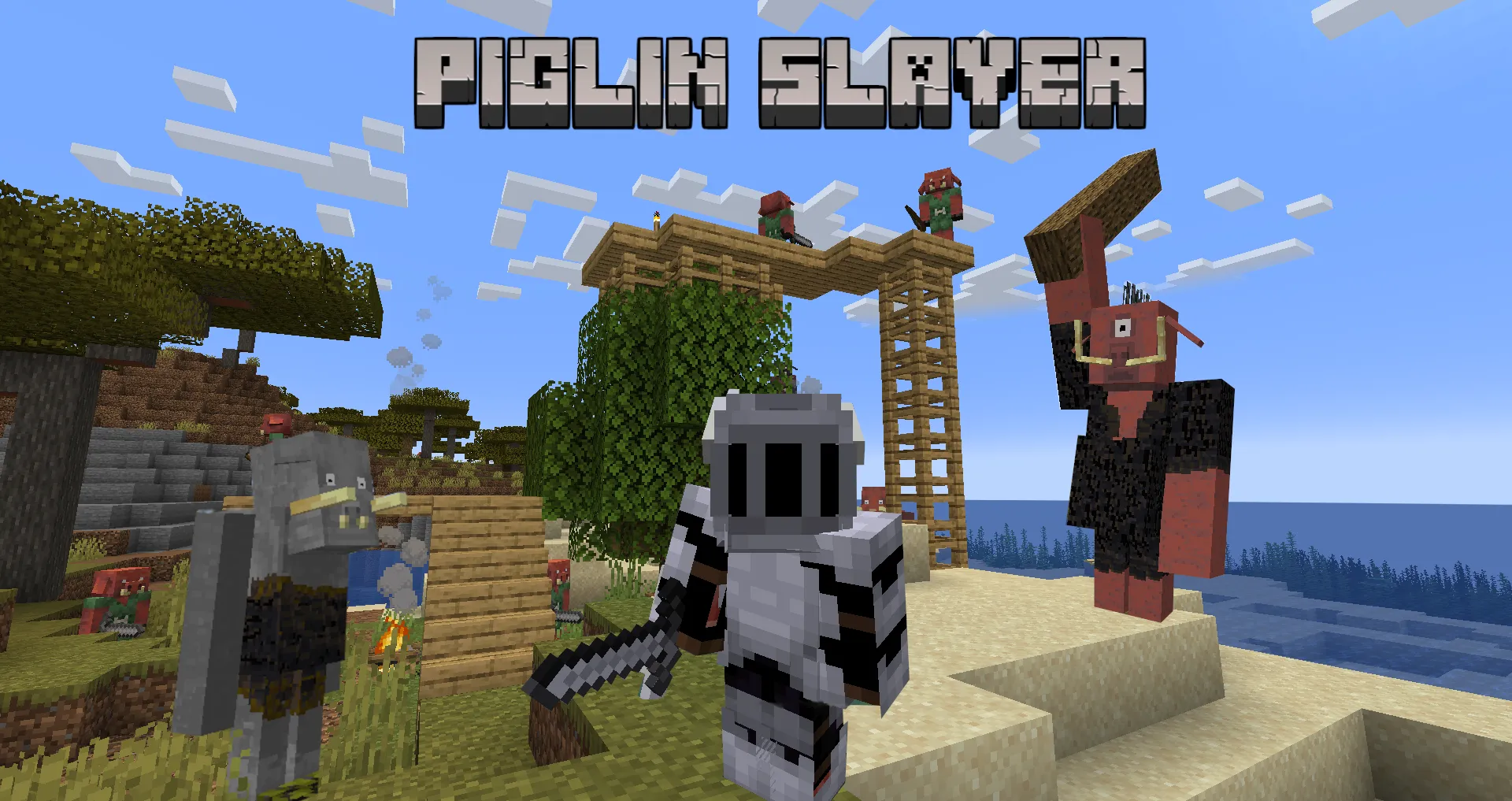 PIGLIN SLAYER — скриншот 1 (Моды, Minecraft)