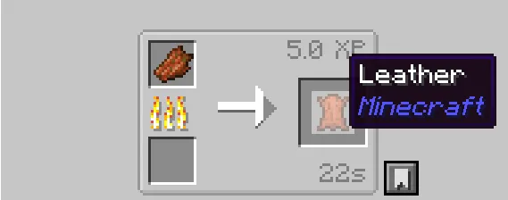 Rotten Flesh Smelt To Leather, Моды, Minecraft