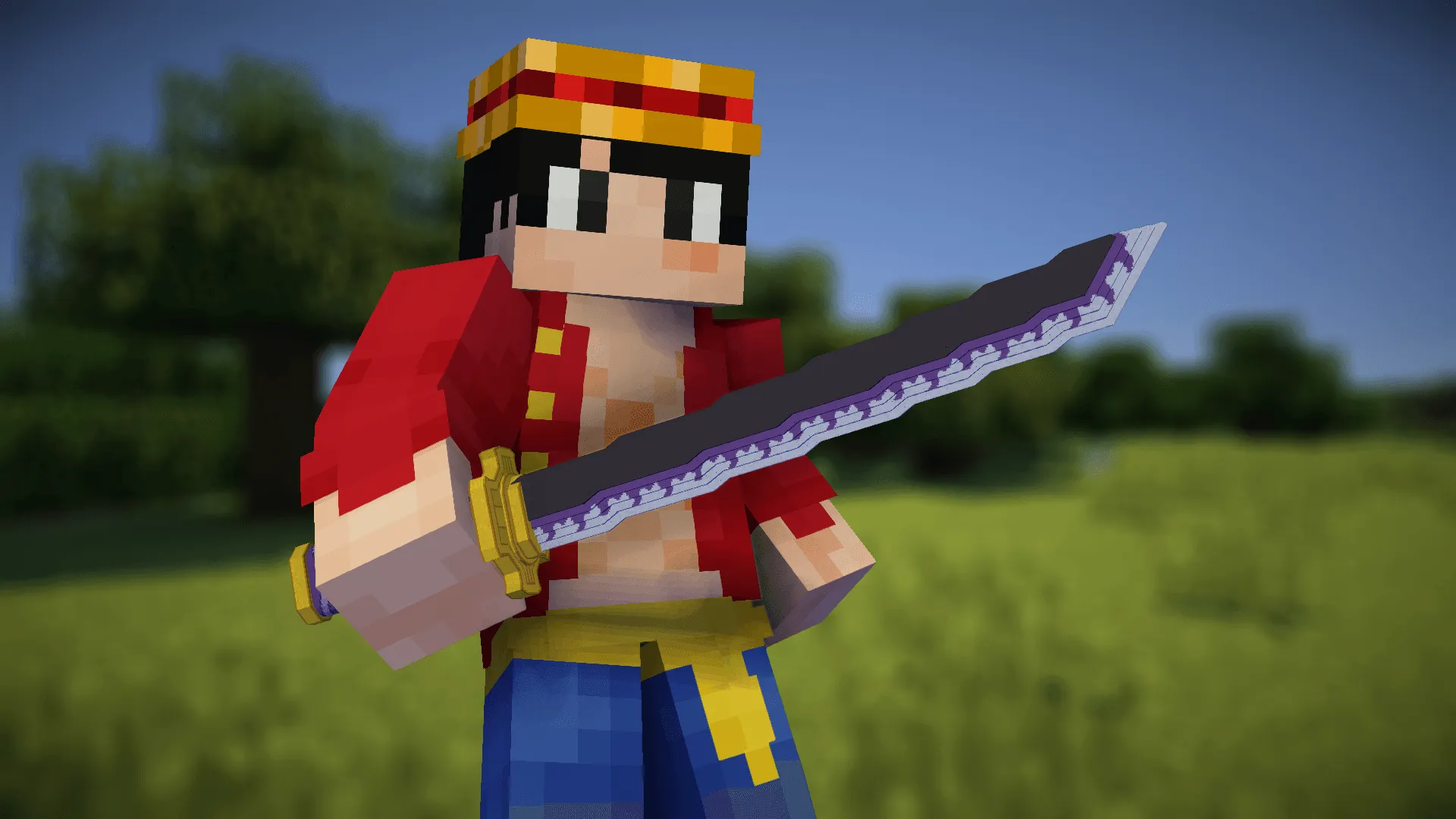 Nidai Kitetsu katana from anime One piece — скриншот 3 (Текстуры, Minecraft)