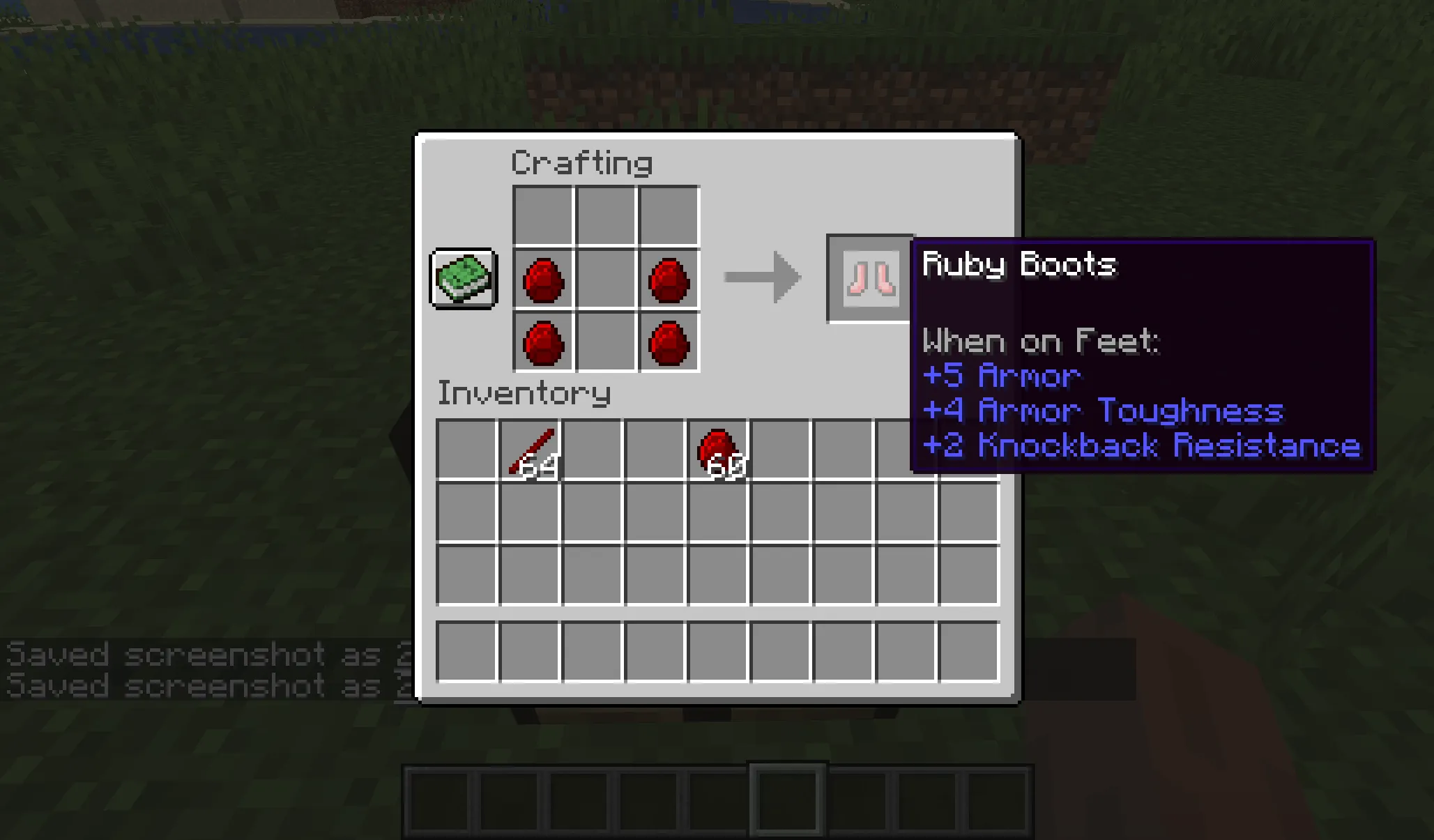 Ruby Tools and Armour, Моды, Minecraft