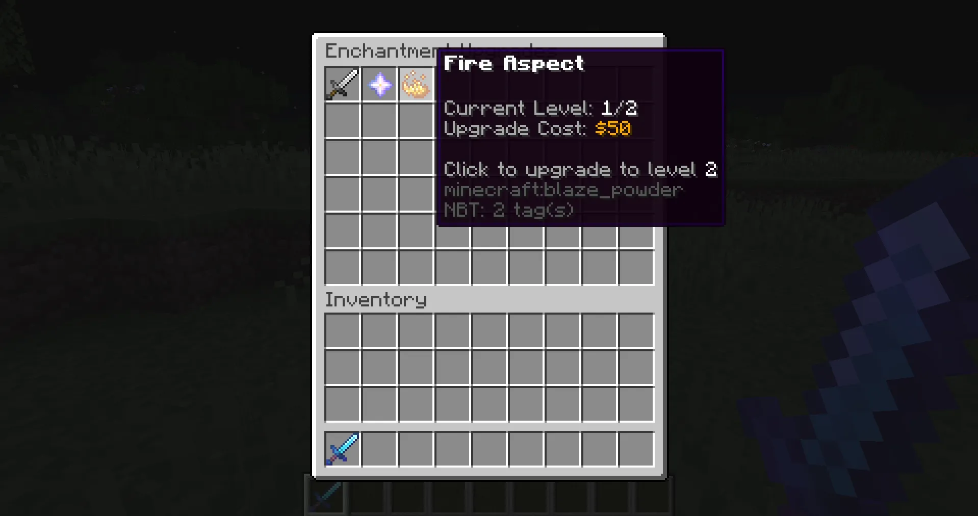 Enchantment Upgrades — скриншот 1 (Плагины, Minecraft)