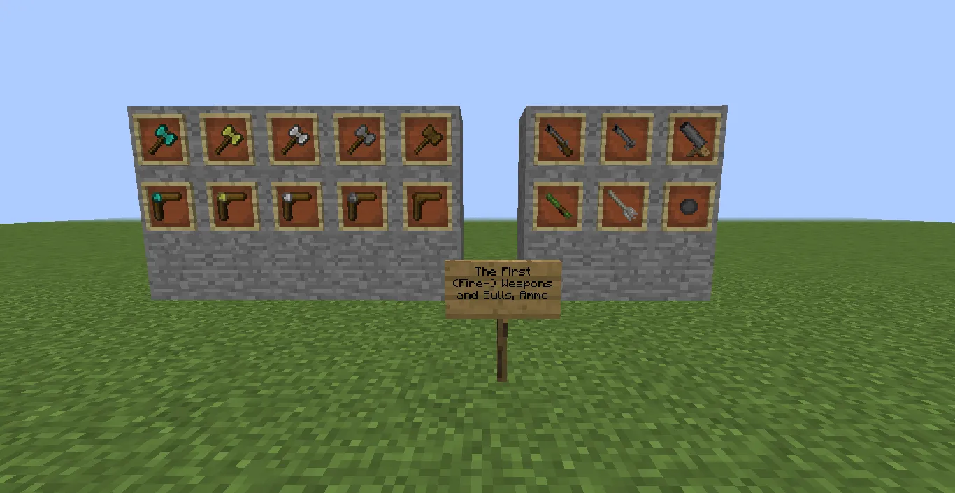 Weapons and Guns Plus, Моды, Minecraft