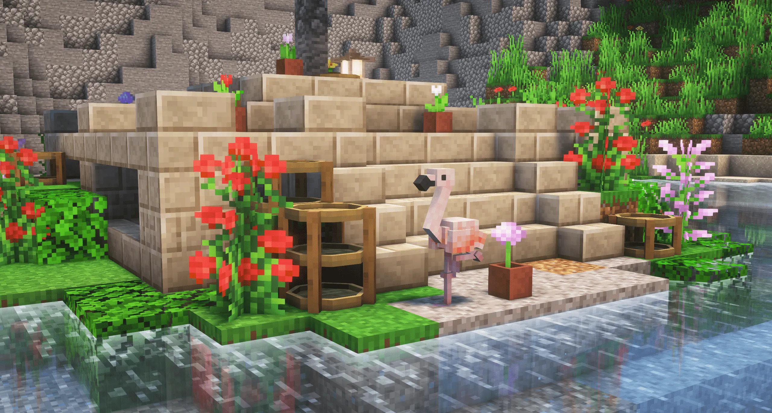 Flamingo mania  — скриншот 1 (Моды, Minecraft)