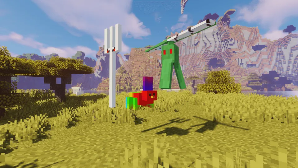 Schizophrenic RPG mod, Моды, Minecraft