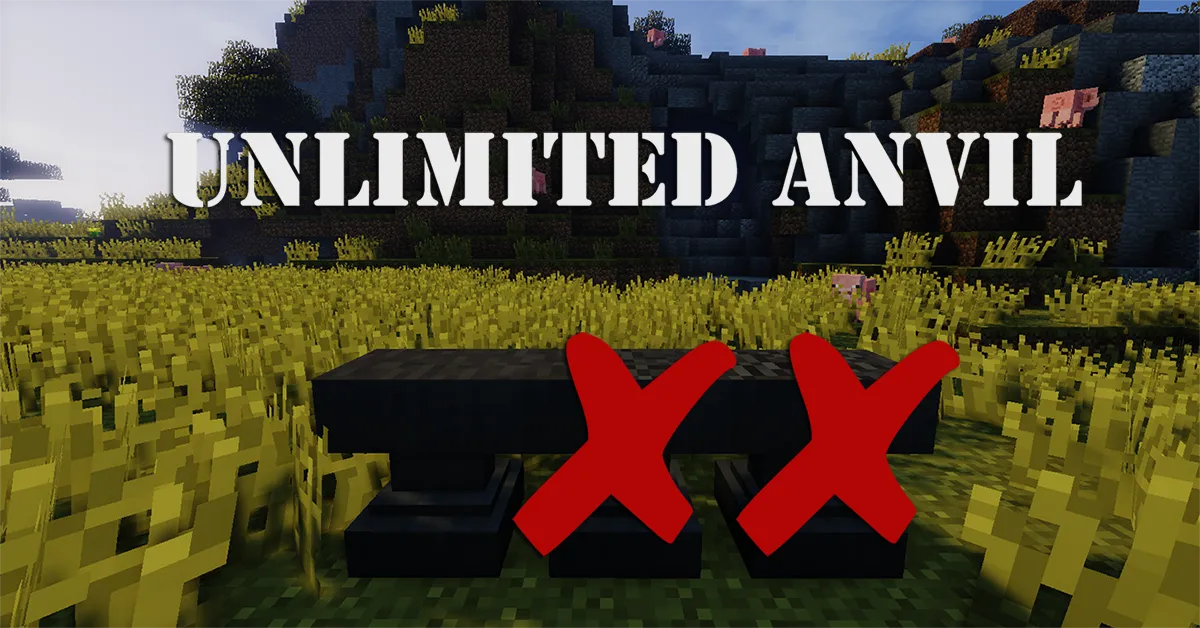 Unlimited Anvil — скриншот 1 (Плагины, Minecraft)