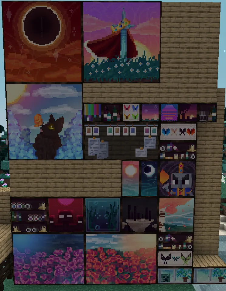 Viavens Paintings — скриншот 1 (Текстуры, Minecraft)