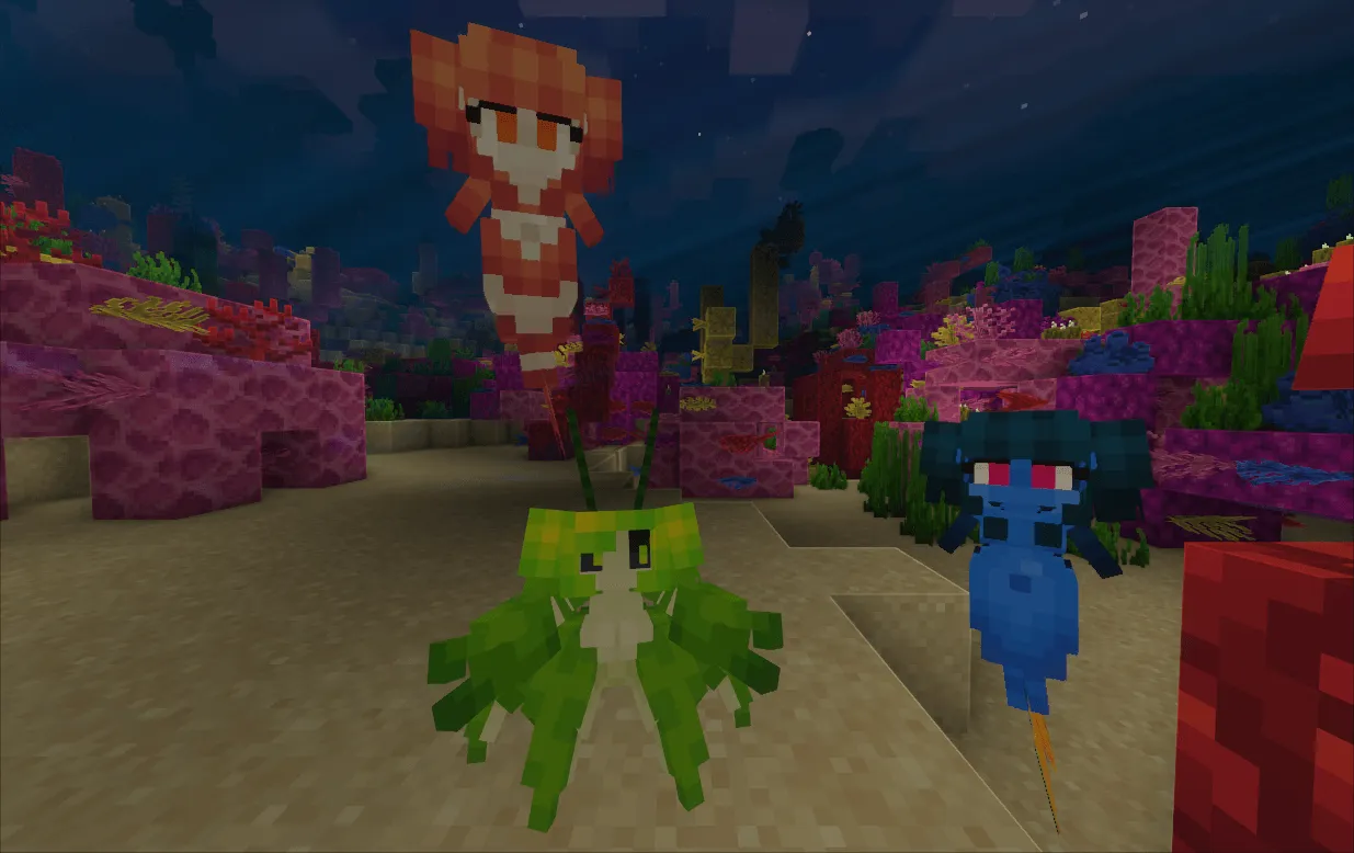 Monsters&Girls: Secrets of Mermaids — скриншот 6 (Моды, Minecraft)