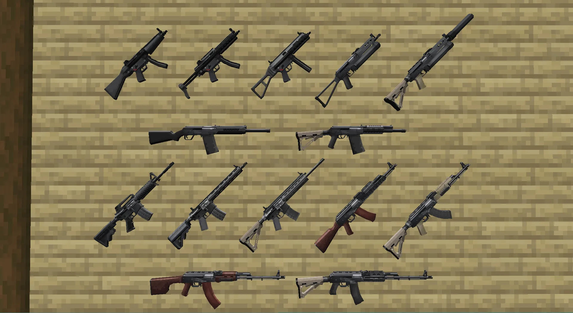 [TACZ]The Division gunpack, Кастомизации, Minecraft