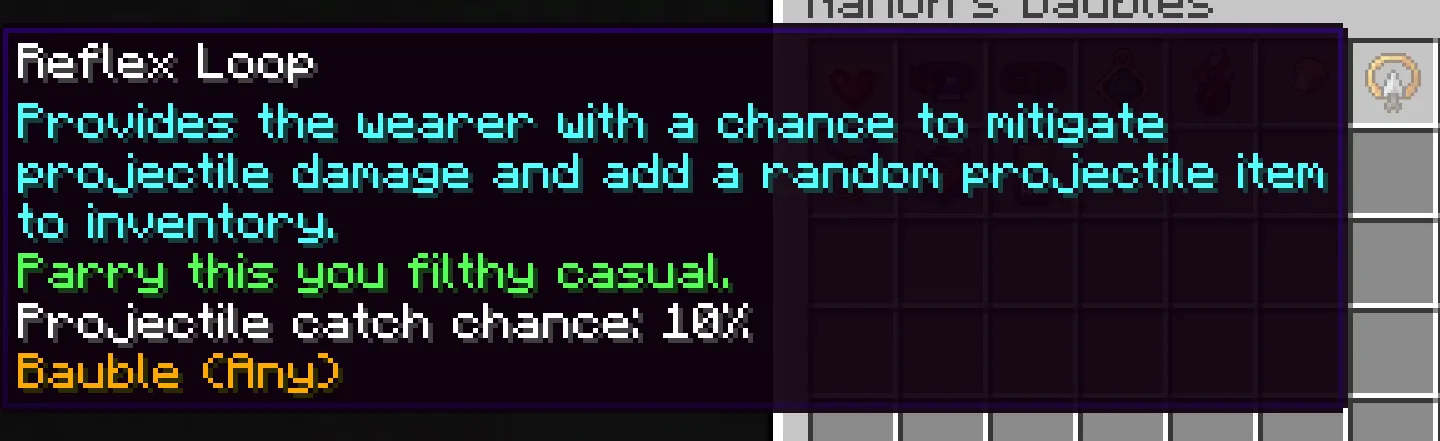 Nanoh's Baubles, Моды, Minecraft