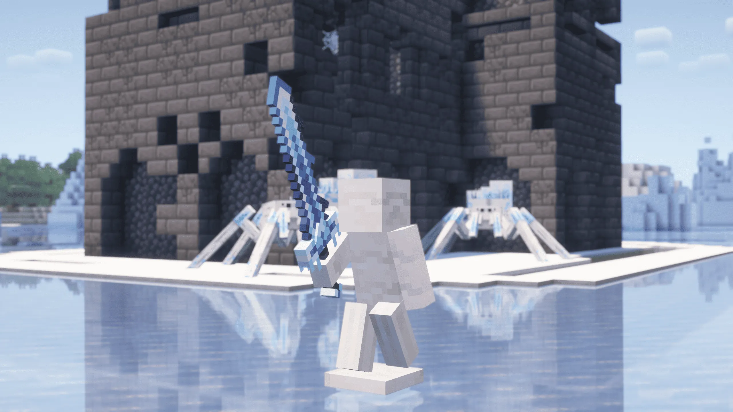 Iron's Spells Weapons Reimagined — скриншот 3 (Текстуры, Minecraft)