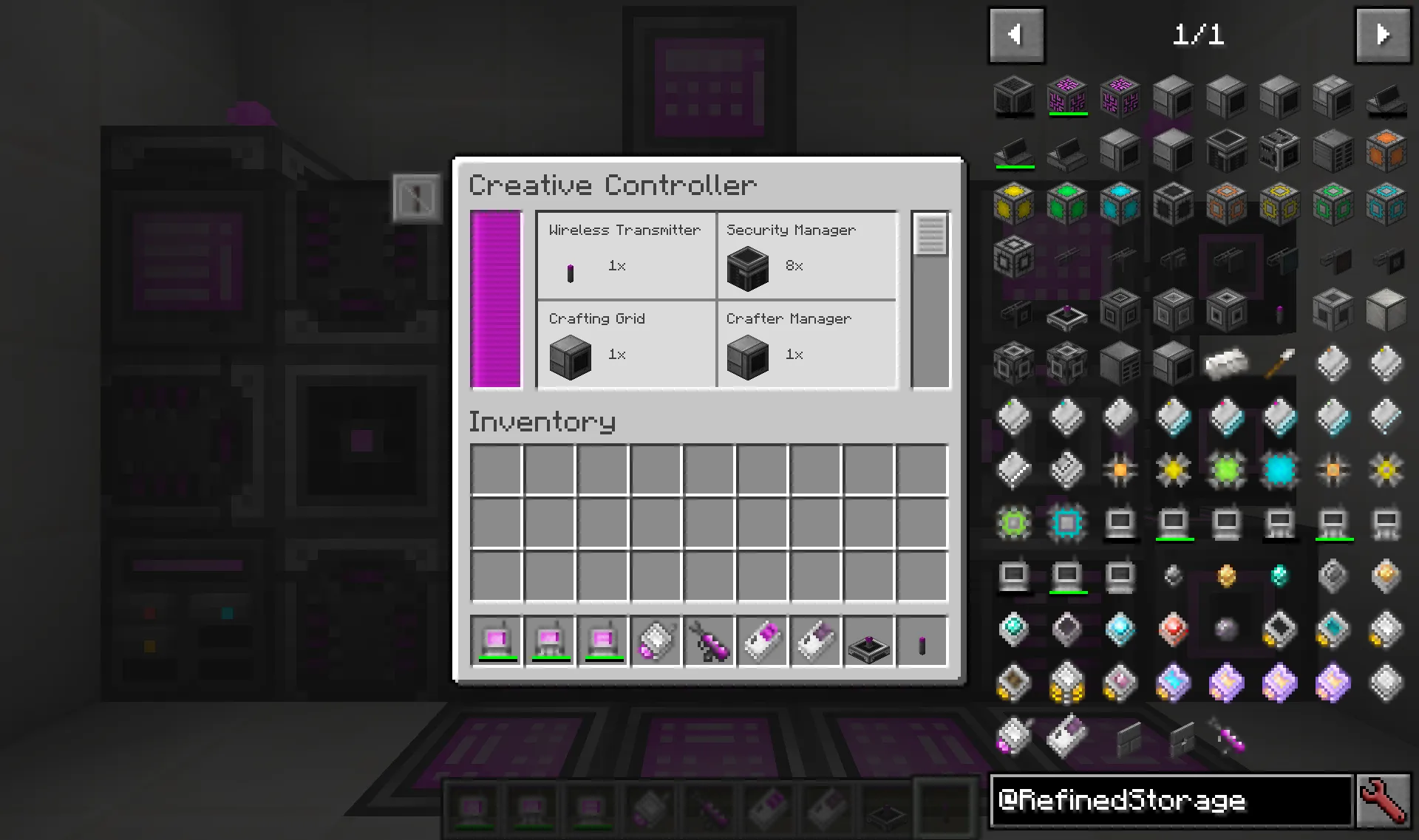 Refined Storage Recolor - Magenta — скриншот 1 (Текстуры, Minecraft)
