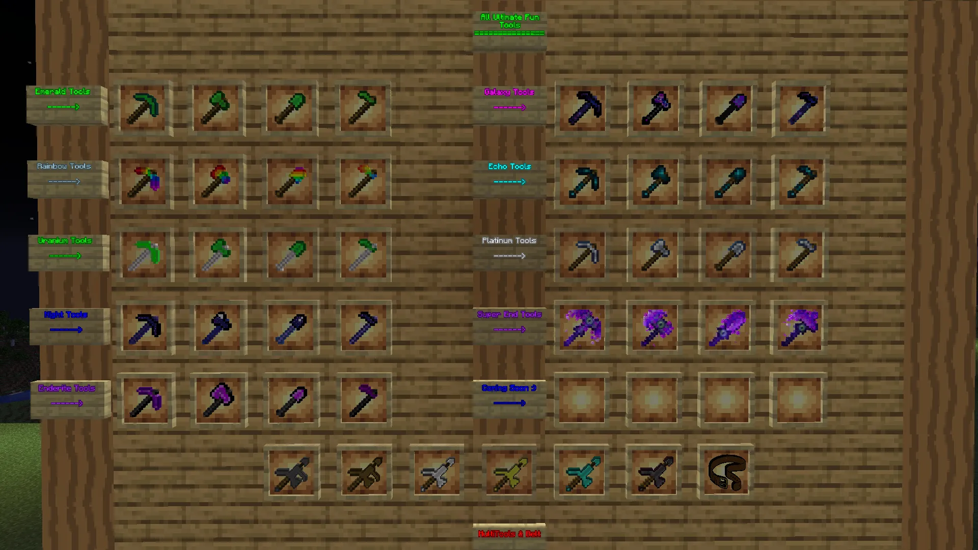 Ultimate Fun (with tons of items, blocks, weapons, tools, and armor) — скриншот 3 (Моды, Minecraft)