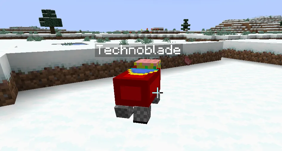 Technoblade PIg Nametag, Текстуры, Minecraft