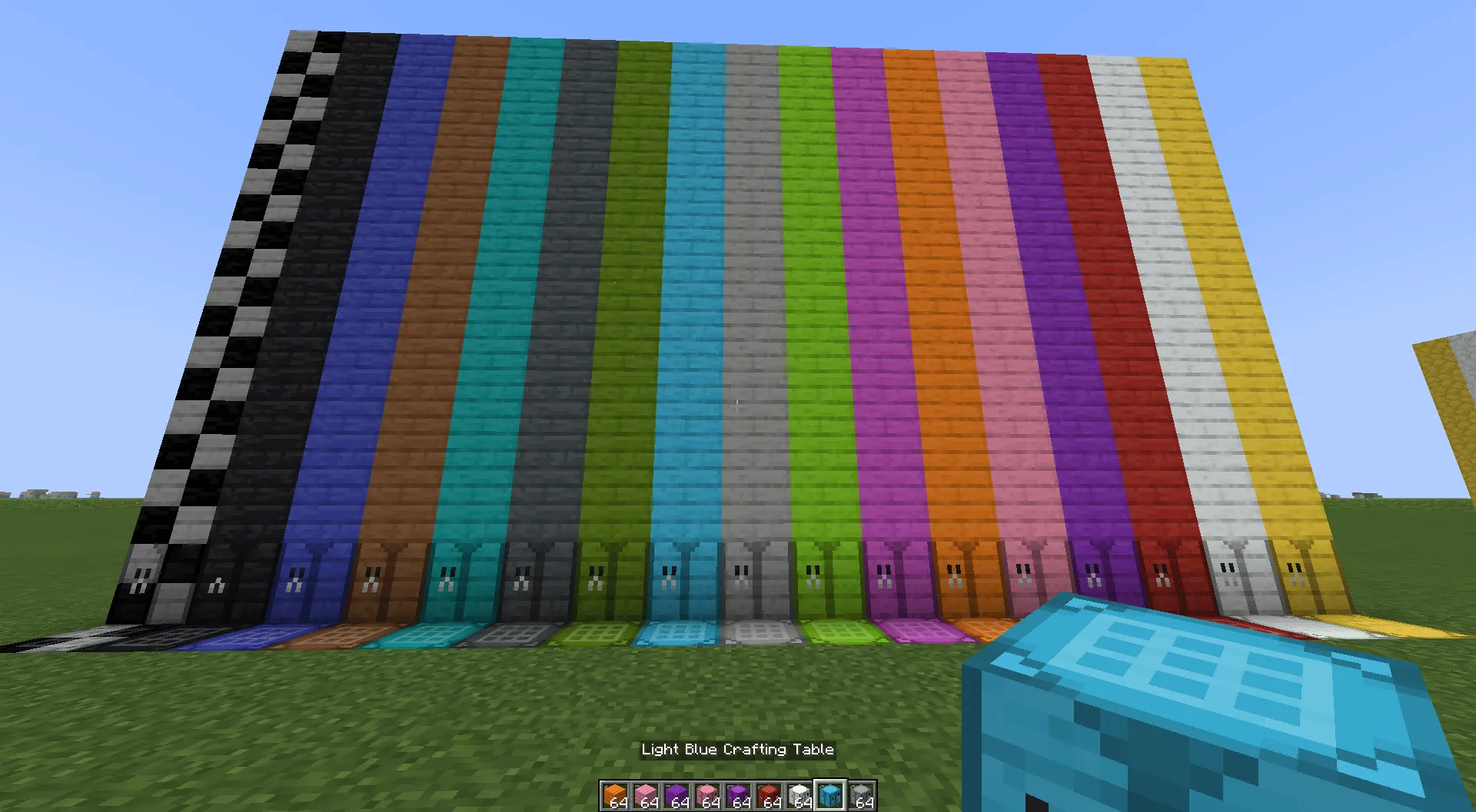 Colourful trees stone and water (dyeable color) — скриншот 3 (Моды, Minecraft)