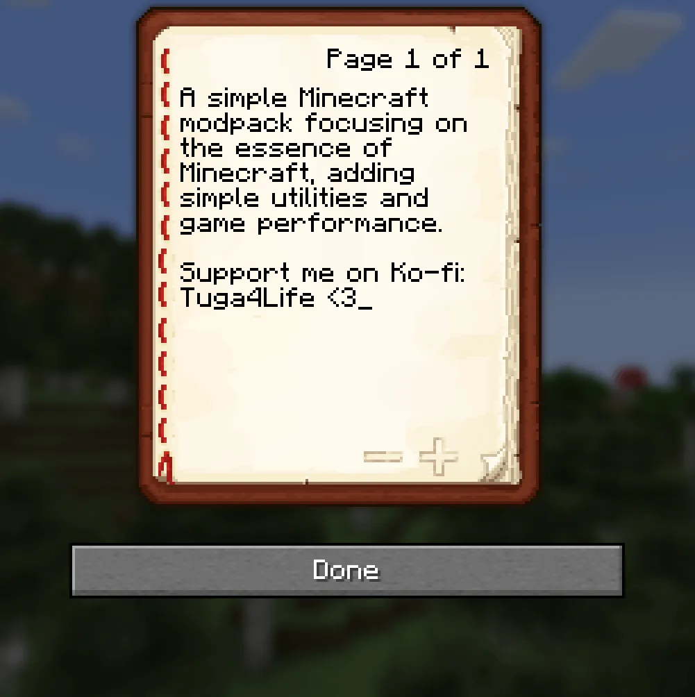 Simple Utilities — скриншот 1 (Модпаки, Minecraft)