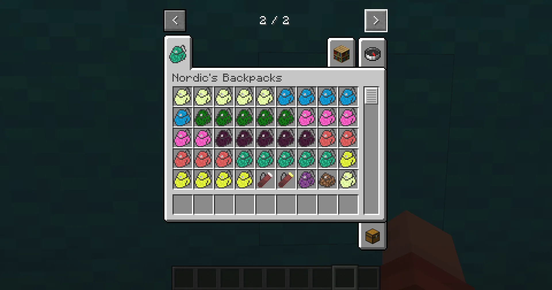Nordic's Backpacks — скриншот 2 (Моды, Minecraft)