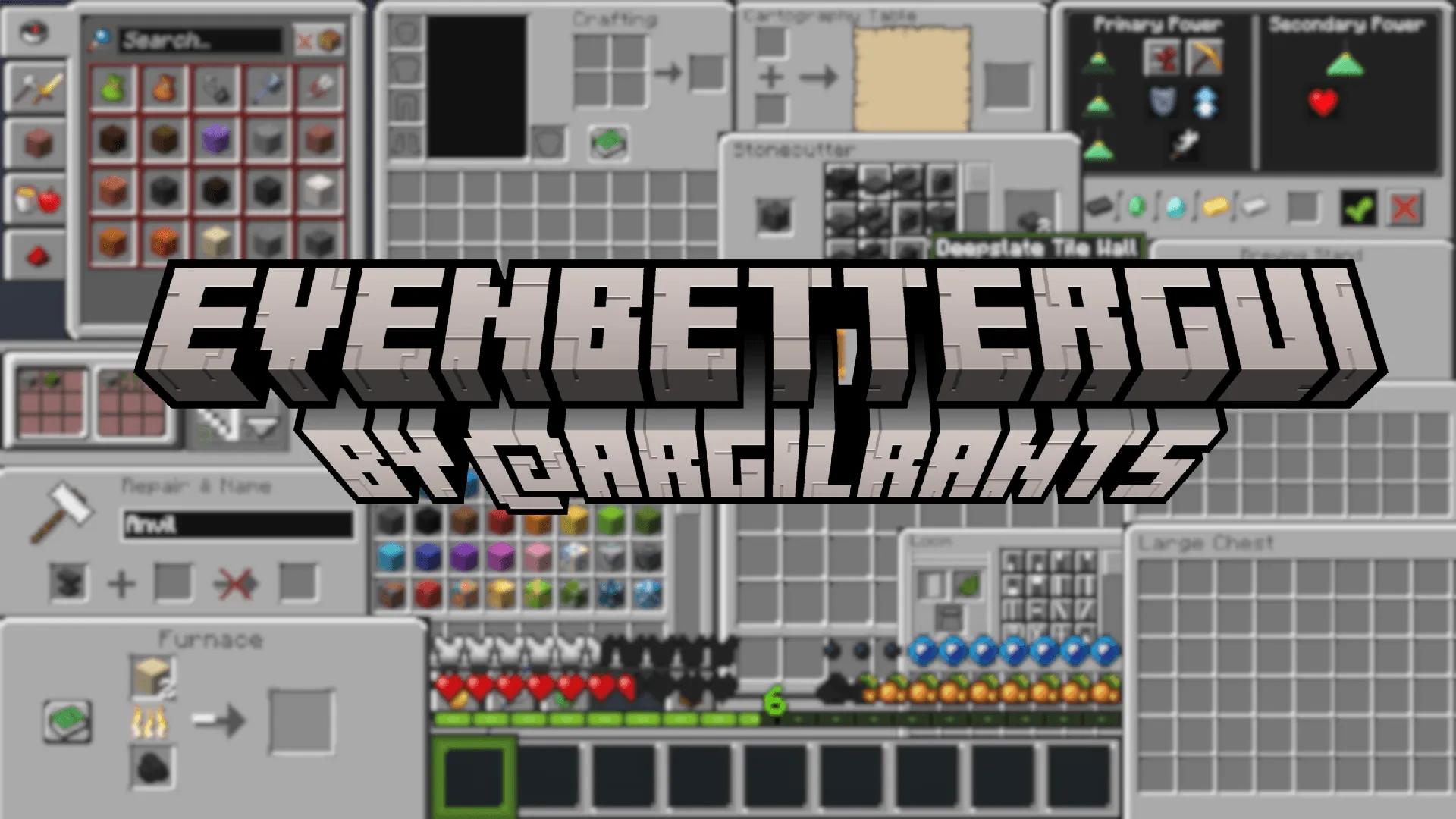 EvenBetterGUI — скриншот 4 (Текстуры, Minecraft)